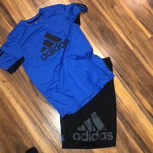 Boys adidas short set